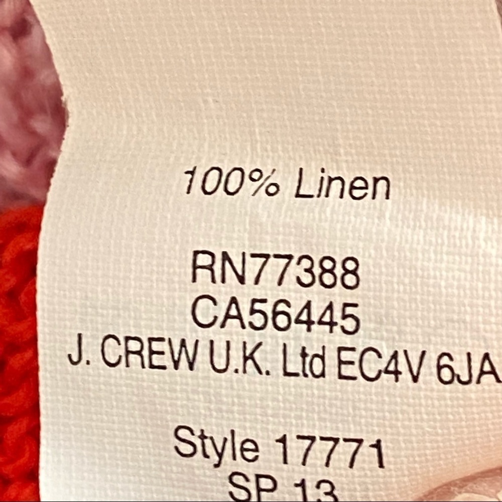 Madewell Linen Blockstop Oversize Color Block Swe… - image 7